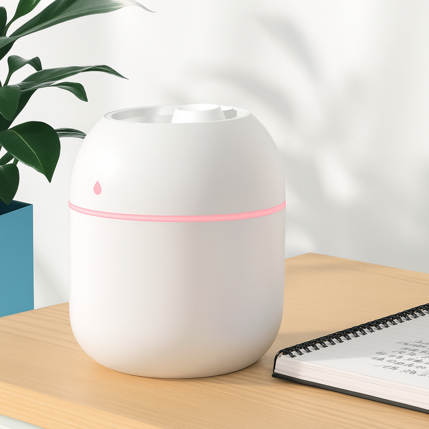 Diffuseur Capsulea blanc sur un bureau professionnelle