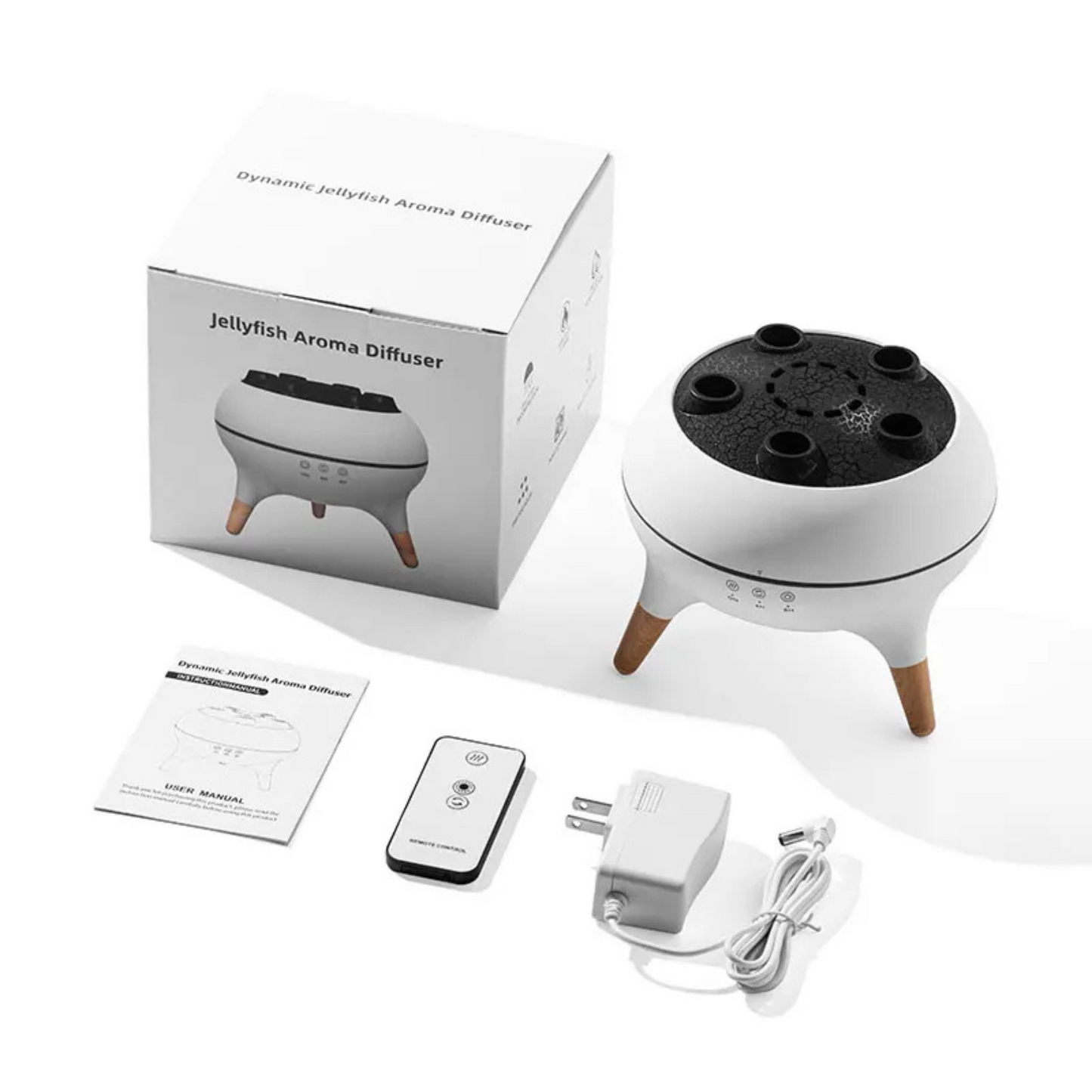 Emballage du diffuseur Trivela avec accessoires inclus