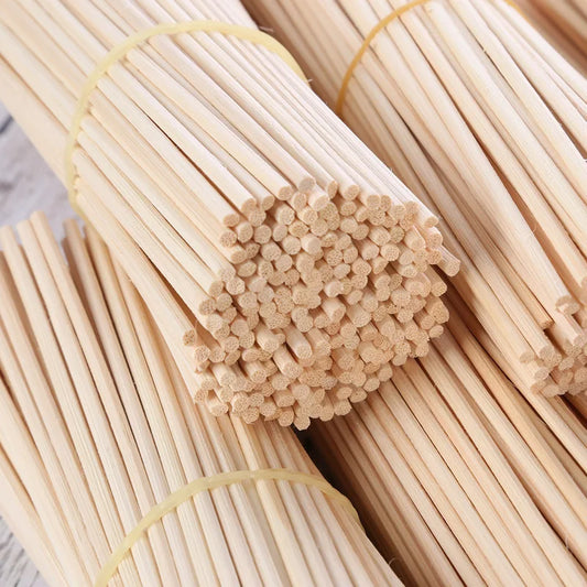 Lot de tiges en rotin naturel pour diffuseur de parfum à bâtonnets